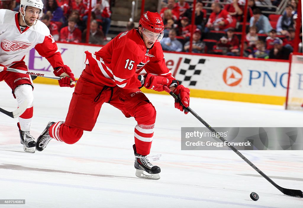 Detroit Red Wings v Carolina Hurricanes