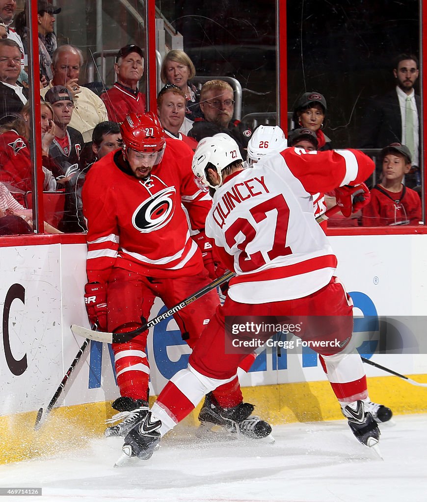 Detroit Red Wings v Carolina Hurricanes