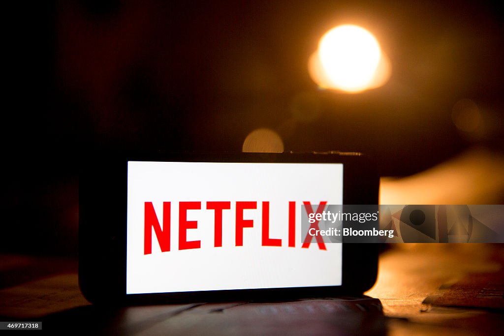 Netflix Inc. Illustrations Ahead Of Earnings Figures