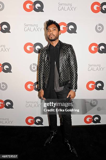 Performer Miguel attends GQ & LeBron James NBA All Star Party sponsored by Samsung Galaxy and Beats at Ogden's Museum's Patrick F. Taylor Library on...