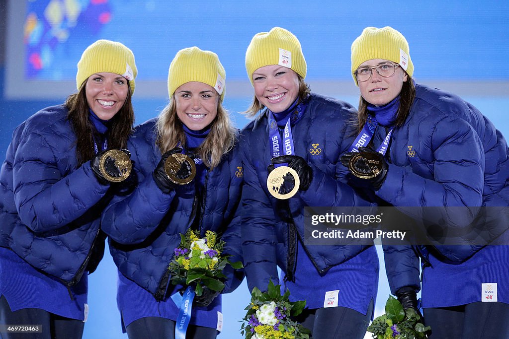 Medal Ceremony - Winter Olympics Day 9