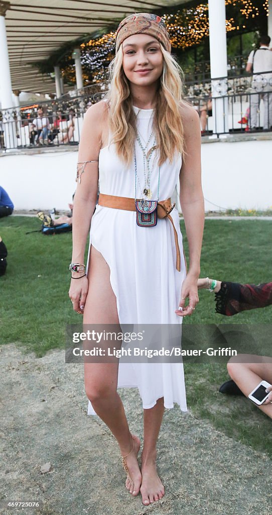 Celebrity Sights at the 2015 Coachella Valley Music And Arts Festival - Weekend 1