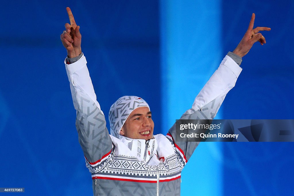 Medal Ceremony - Winter Olympics Day 9