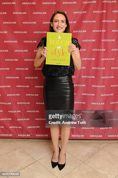 Zani Gugelmann attends the A Touch Of Style Book Signing with Carlos Mota at the D&D Building Assouline Showroom on April 14, 2015 in New York City.