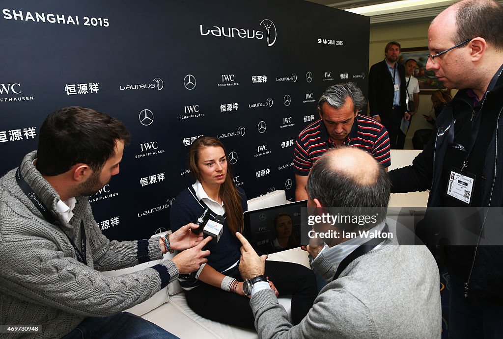 Media Interviews - Laureus World Sports Awards - Shanghai 2015