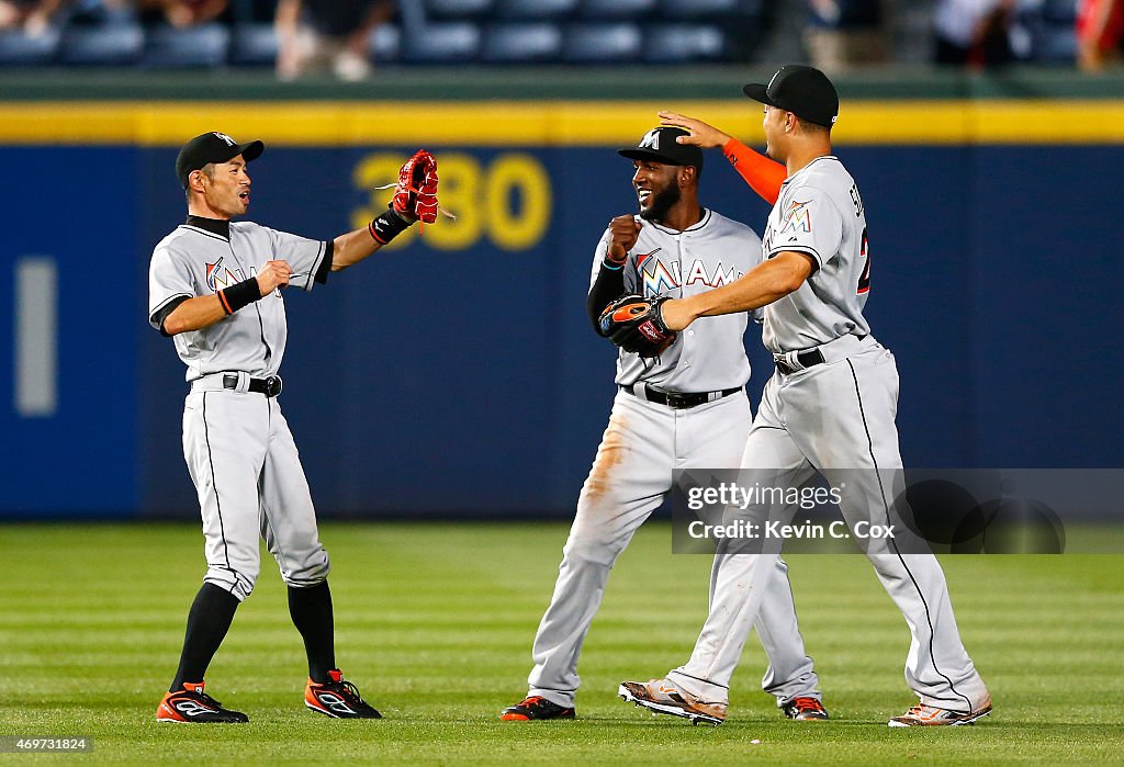 Miami Marlins v Atlanta Braves