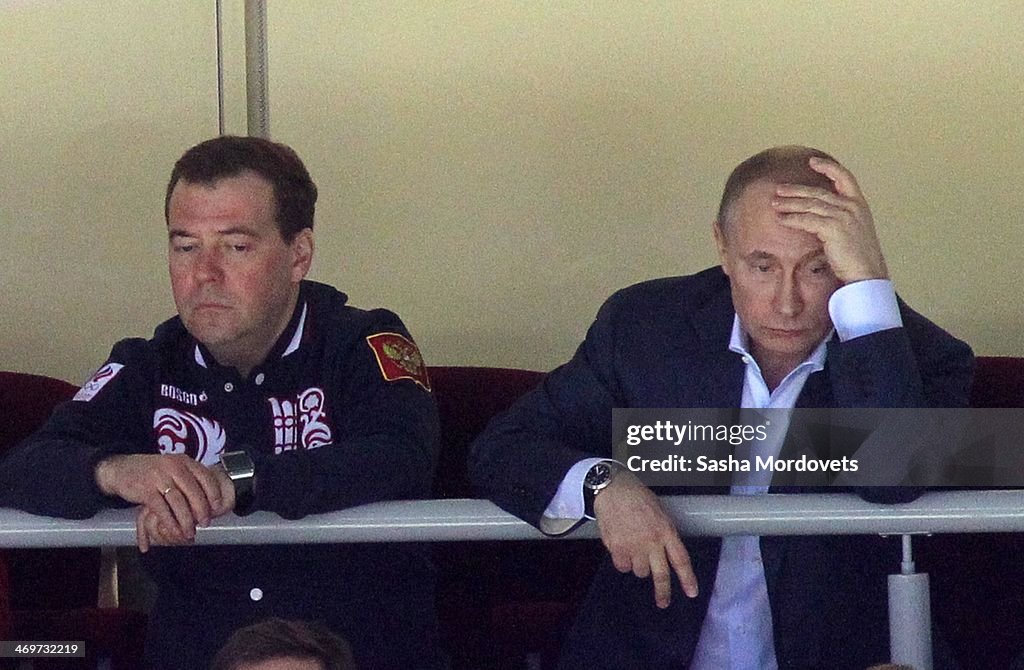 Putin Visits Olympics