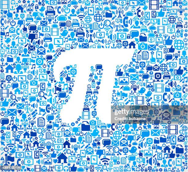 pi-symbol für vektor technologie muster hintergrund - pi stock-grafiken, -clipart, -cartoons und -symbole