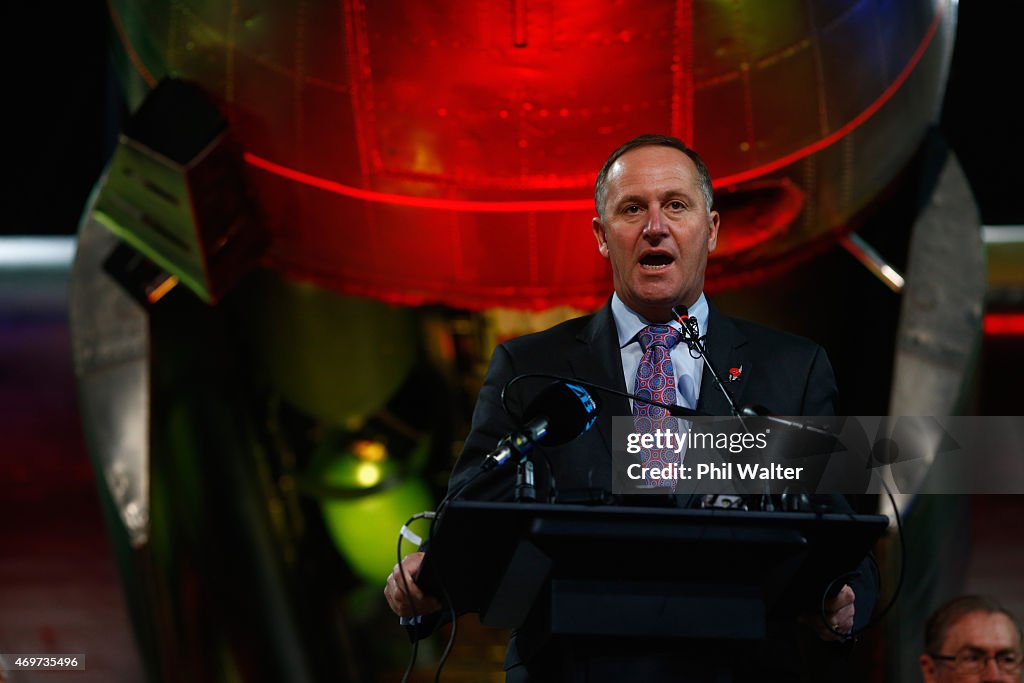 Prime Minister John Key Attends Munro Medal Presentation