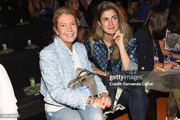 Donata Meirelles attends Agua de Coco por Liana Thomaz at SPFW Summer 2016 at Parque Candido Portinari on April 14, 2015 in Sao Paulo, Brazil.