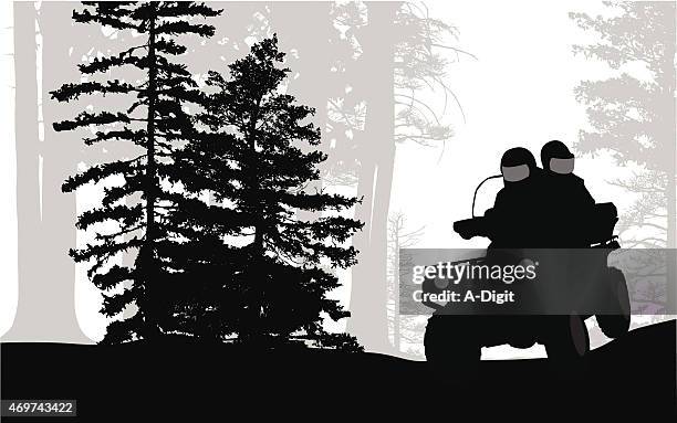 speediskey - off road atv stock illustrations
