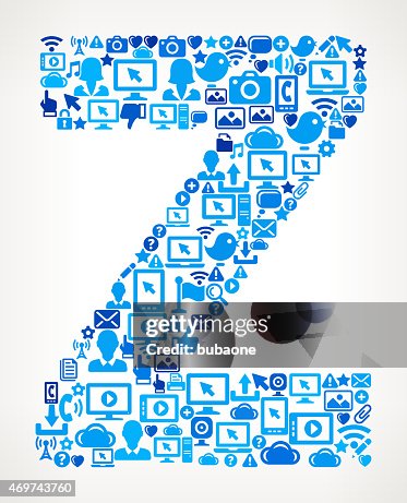 Letter Z on vector technology pattern Background Letter Z on vector technology pattern Background