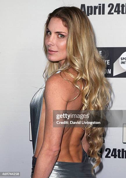 Actress Kelly Greyson attends the premiere of Open Road Films' "Little Boy" at Regal Cinemas L.A. Live on April 14, 2015 in Los Angeles, California.