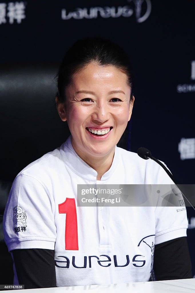 Media Interviews - Laureus World Sports Awards - Shanghai 2015