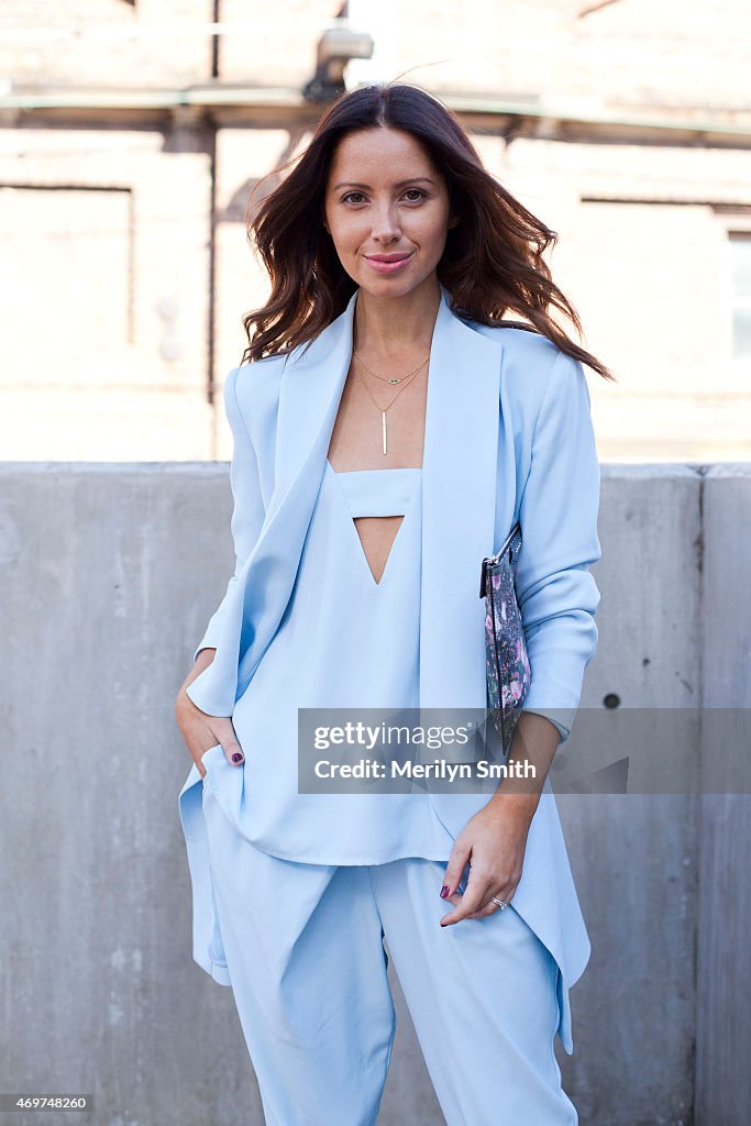 Street Style - Mercedes-Benz Fashion Week Australia 2015