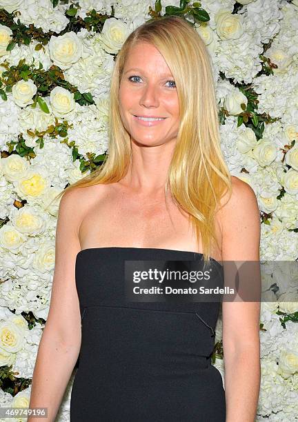 Actress Gwyneth Paltrow attends David And Victoria Beckham, Along With Barneys New York, Host A Dinner To Celebrate The Victoria Beckham Collection...