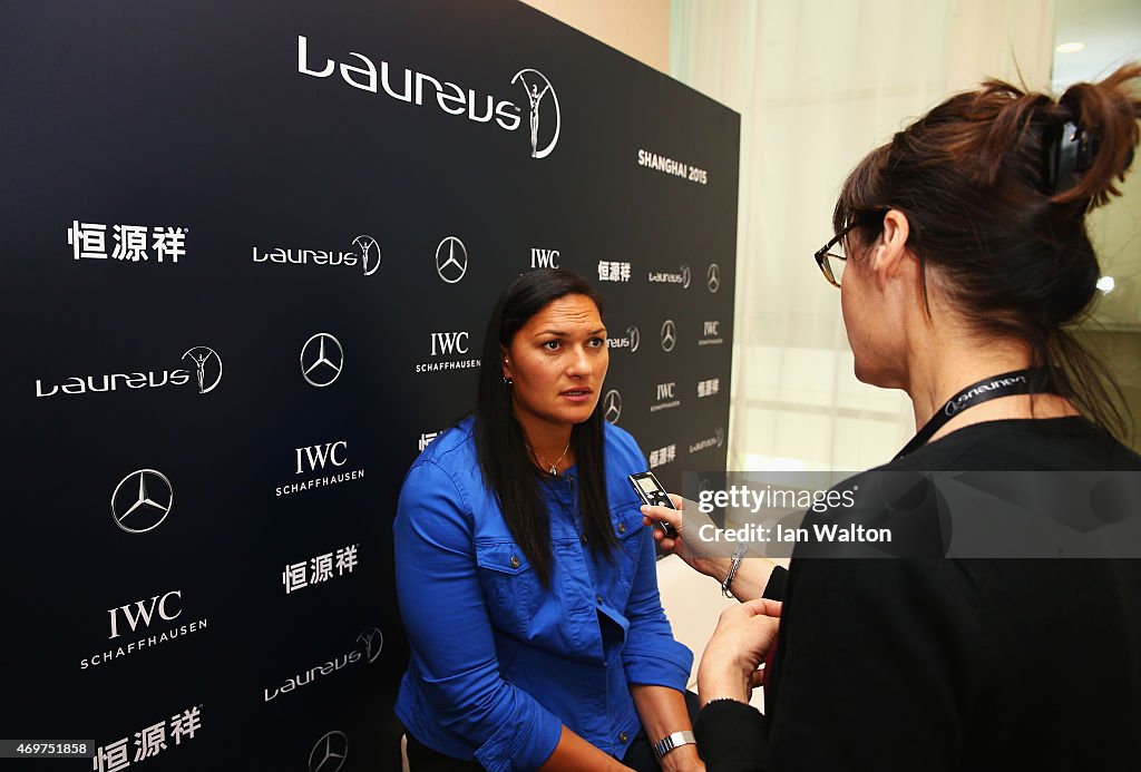 Media Interviews - Laureus World Sports Awards - Shanghai 2015