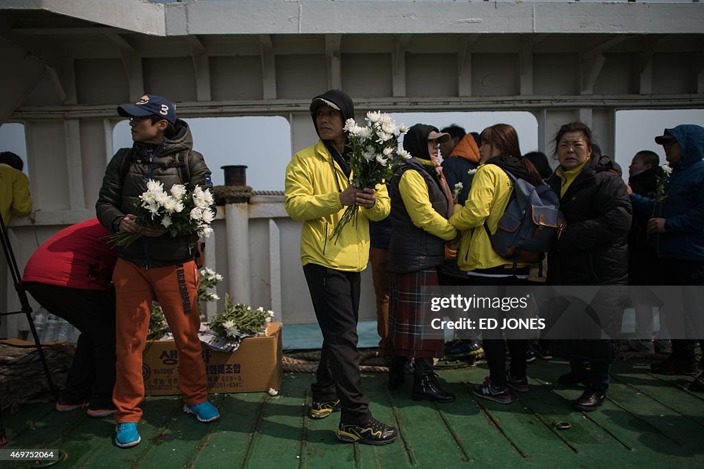 SKOREA-BOAT-ACCIDENT-ANNIVERSARY