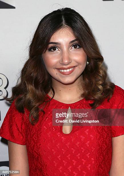 Actress Jennessa Rose attends the premiere of Open Road Films' "Little Boy" at Regal Cinemas L.A. Live on April 14, 2015 in Los Angeles, California.