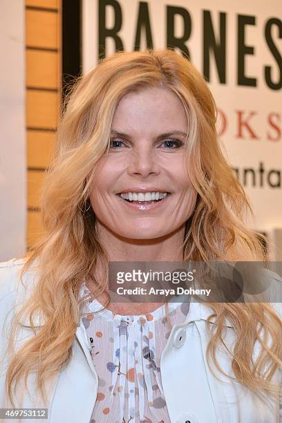 Mariel Hemingway signs copies of her new book "Out Came The Sun" at Barnes & Noble 3rd Street Promenade on April 14, 2015 in Santa Monica, California.