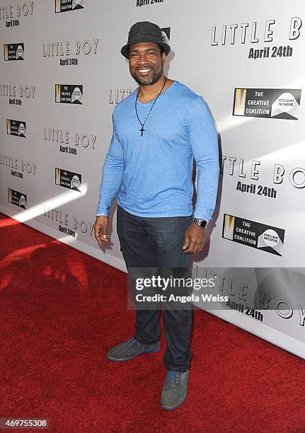 Carlos Alvarez attends the premiere of Open Road Films' "Little Boy" at Regal Cinemas L.A. Live on April 14, 2015 in Los Angeles, California.