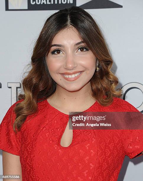 Jennessa Rose attends the premiere of Open Road Films' "Little Boy" at Regal Cinemas L.A. Live on April 14, 2015 in Los Angeles, California.