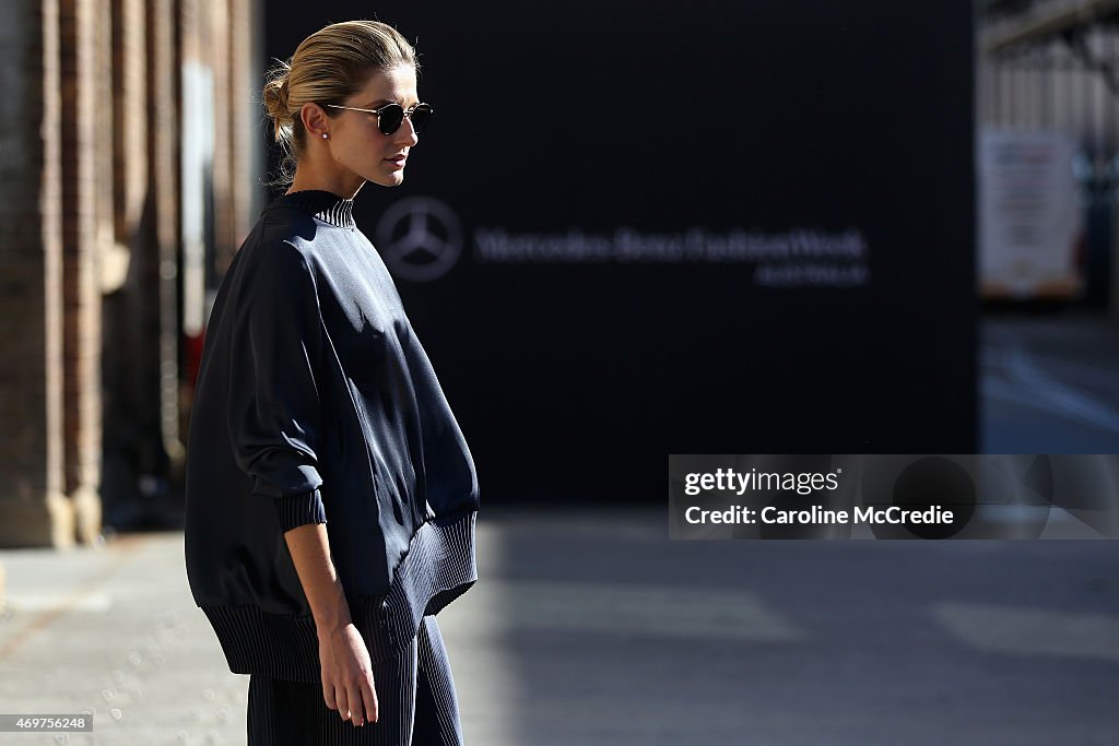 Street Style - Mercedes-Benz Fashion Week Australia 2015