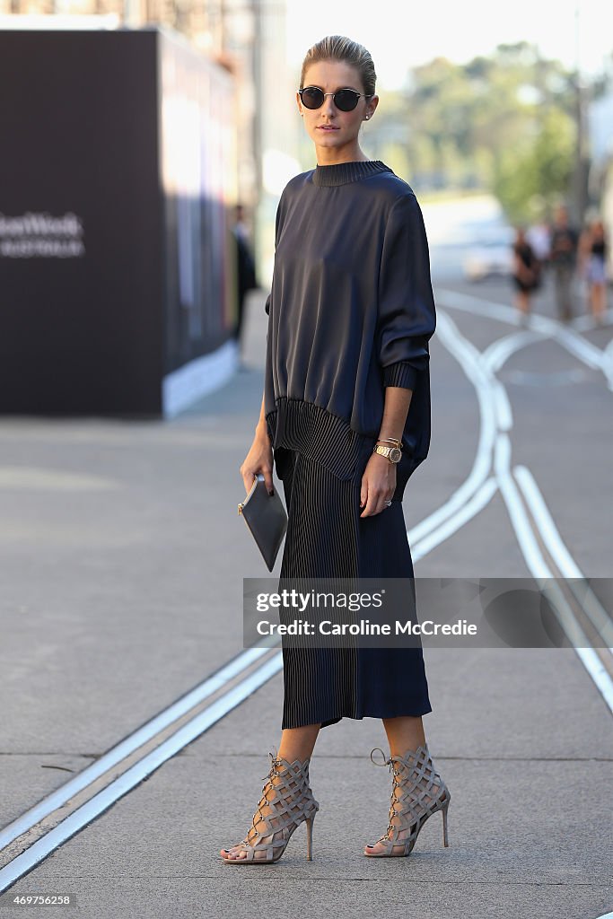 Street Style - Mercedes-Benz Fashion Week Australia 2015