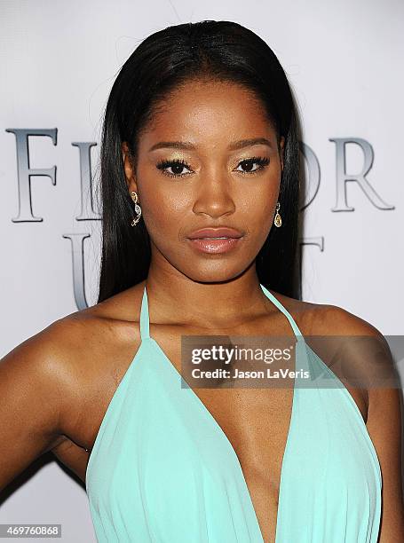 Actress Keke Palmer attends the premiere of "Brotherly Love" at SilverScreen Theater at the Pacific Design Center on April 13, 2015 in West...