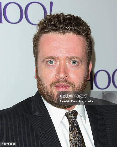 Actor Neil Casey attends the launch party for Paul Feig's new show "Other Space" at The London on April 14, 2015 in West Hollywood, California.