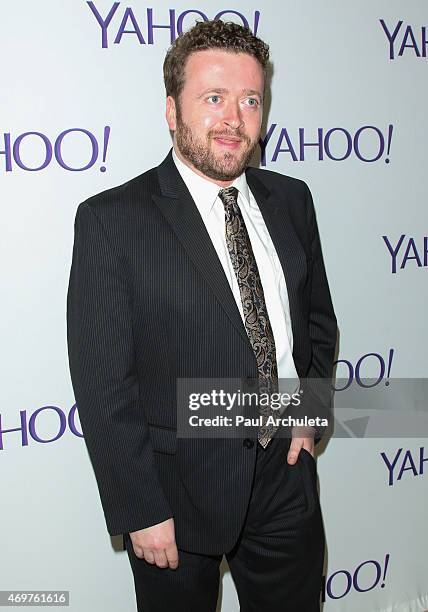 Actor Neil Casey attends the launch party for Paul Feig's new show "Other Space" at The London on April 14, 2015 in West Hollywood, California.