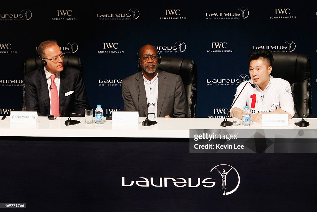 IWC Press Events at Laureus World Sports Awards