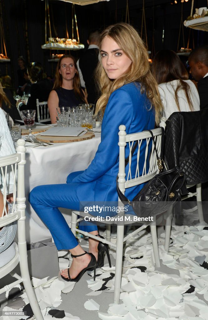 Mulberry Dinner To Celebrate The Launch Of The Cara Delevingne Collection