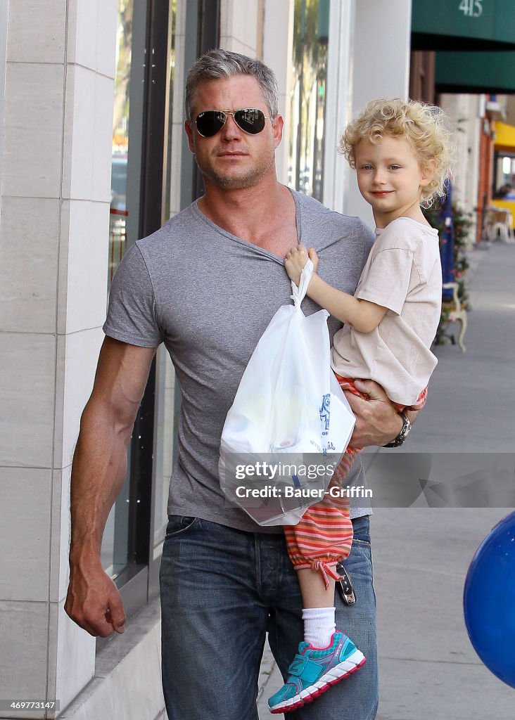Celebrity Sightings In Los Angeles - February 16, 2014