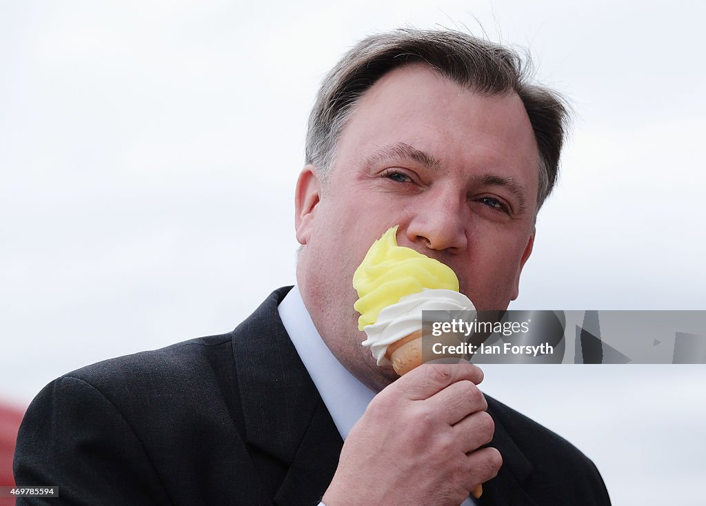 Ed Balls Visit To Redcar