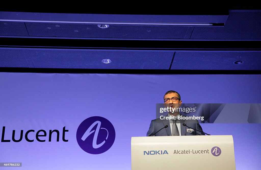 News Conference As Nokia Oyj Agrees to Buy Networks Rival Alcatel-Lucent SA For $16.6 Billion