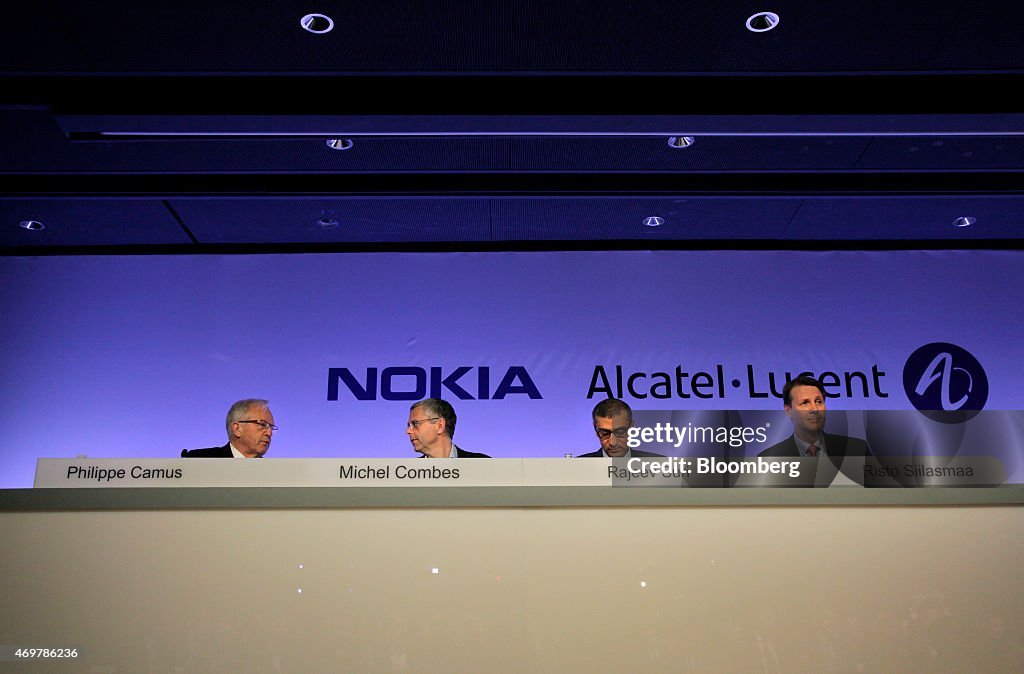 News Conference As Nokia Oyj Agrees to Buy Networks Rival Alcatel-Lucent SA For $16.6 Billion