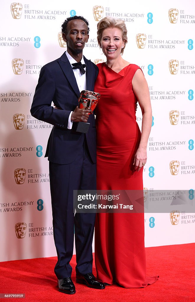 EE British Academy Film Awards 2014 - Winners Room