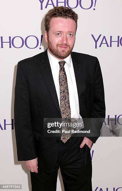 Actor Neil Casey arriving at Paul Feig's new show launch party for "Other Space" at The London on April 14, 2015 in West Hollywood, California.