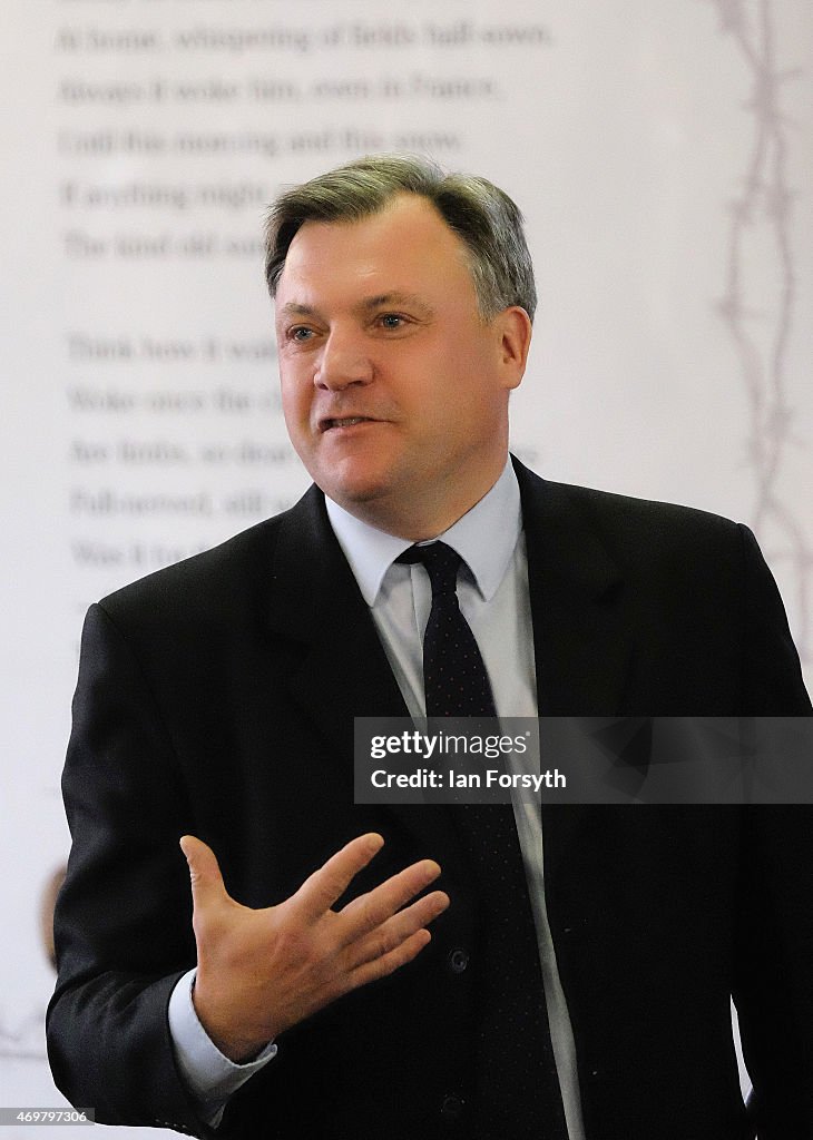 Ed Balls Visit To Yarm