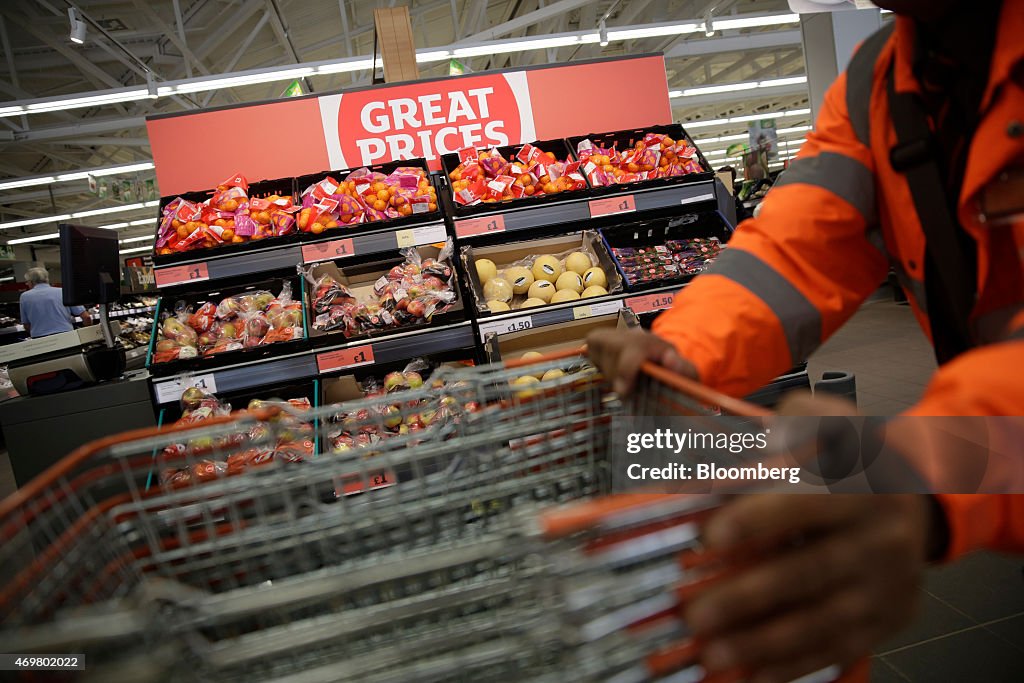 Retail Operations Inside A J Sainsbury Plc Supermarket Store