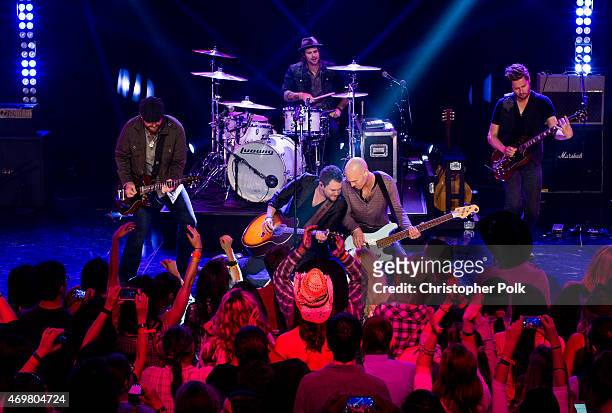 The Eli Young Band performs at the "Reba and Friends Outnumber Hunger" concert event on Tuesday, March 31, 2015 in Burbank, California. Tune in...