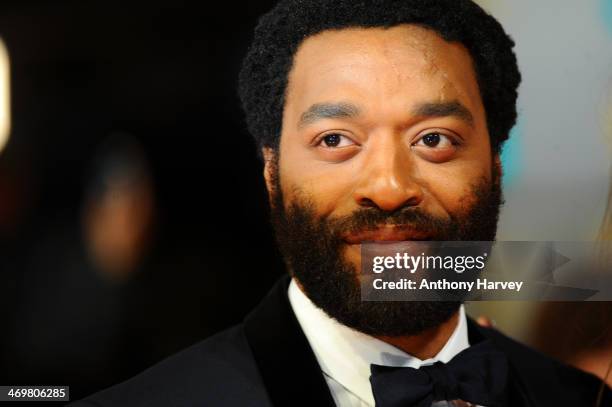 Actor Chiwetel Ejiofor attends the EE British Academy Film Awards 2014 at The Royal Opera House on February 16, 2014 in London, England.