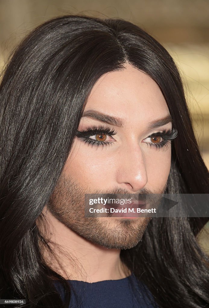 Conchita Wurst Photocall At The London Book Fair