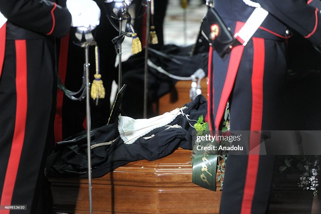 The state funeral of Judge Fernando Ciampi and lawyer Lorenzo Alberto Claris Appian in Milan