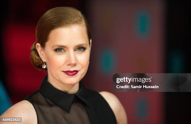Amy Adams attends the EE British Academy Film Awards 2014 at The Royal Opera House on February 16, 2014 in London, England.