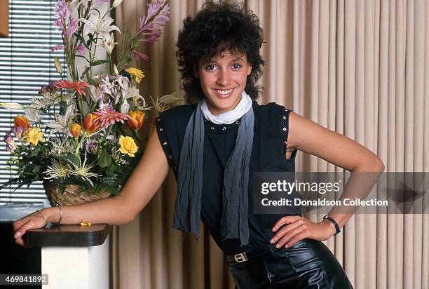Actress Jennifer Beals poses for a portrait on April 29, 1983 in Los Angeles, California.