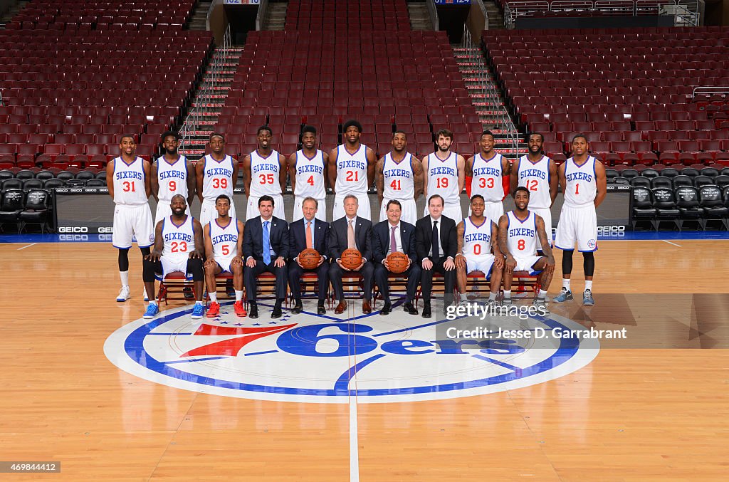 Philadelphia 76ers Team Photo 2014 - 2015