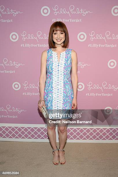 Actress Ellie Kemper attends the Lilly Pulitzer For Target Launch Event at Bryant Park Grill on April 15, 2015 in New York City.