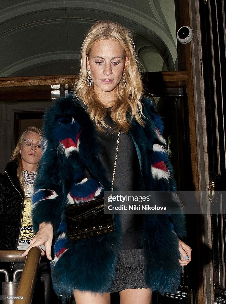 Celebrity Sightings At London Fashion Week AW14 - February 16, 2014